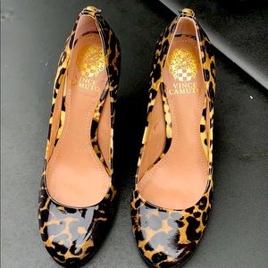 Vince Camuto Leopard Print Heels